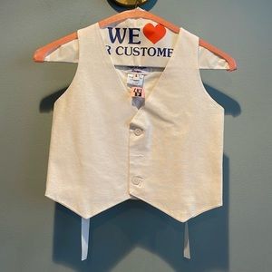 Linen pants and matching vest